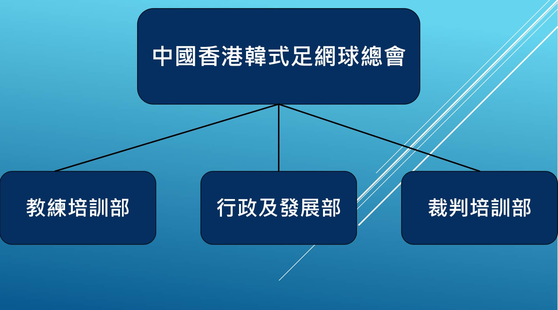 香港韓式足網球總會架構